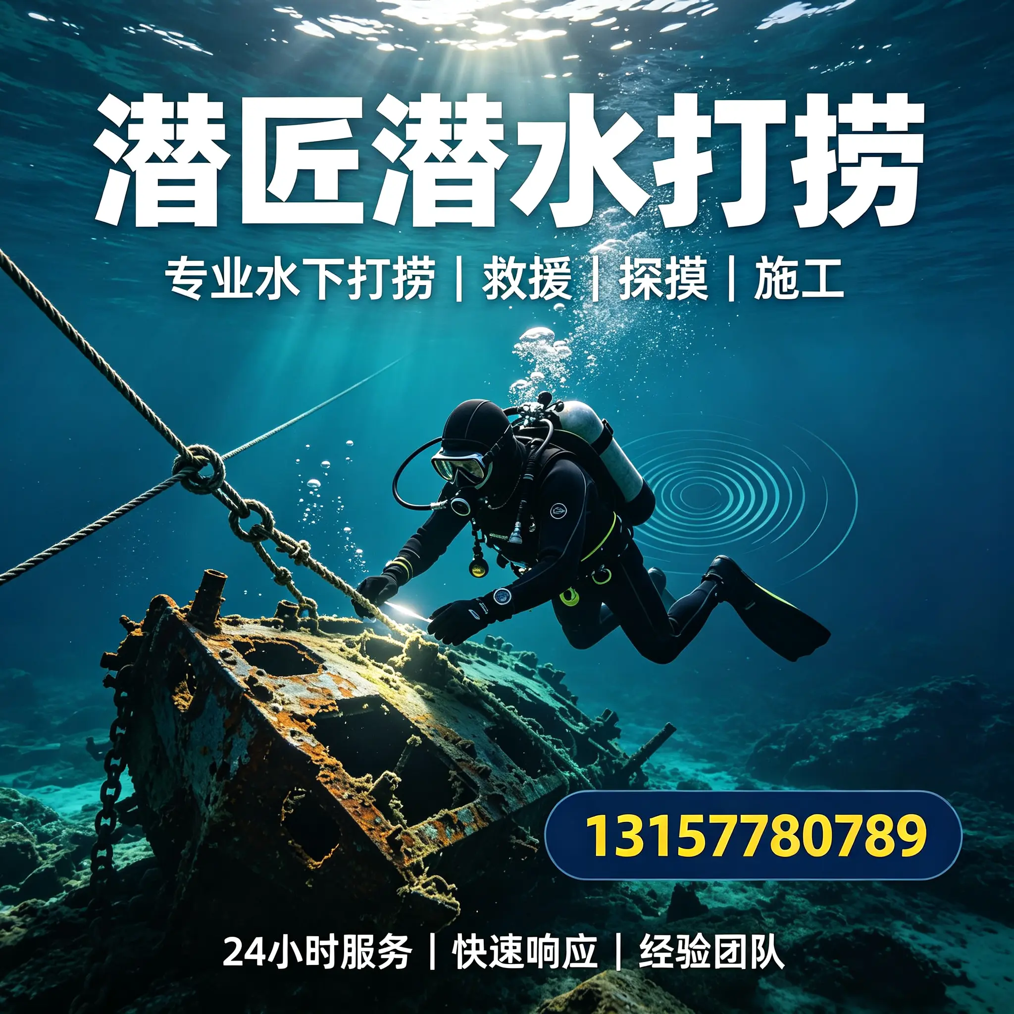 宁陵水下打捞作业服务产品